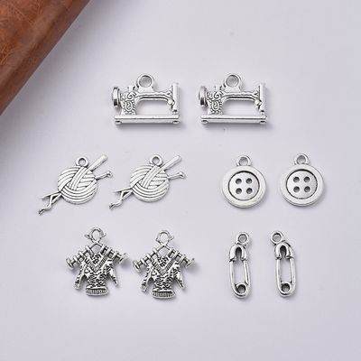 Sewing Charms Mix - Silver