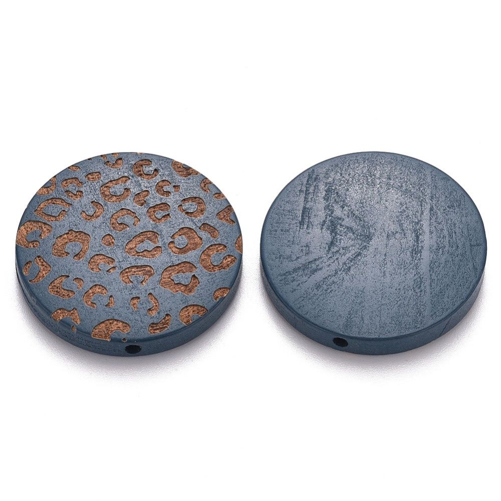 Leoprint Print Flat Round - Steel Blue 30mm