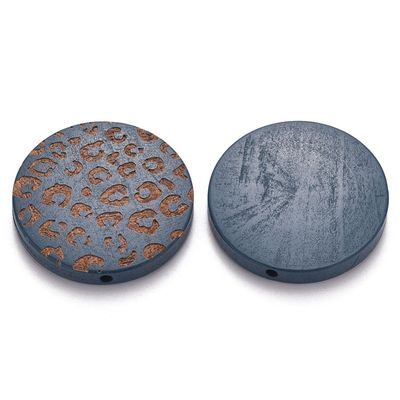 Leoprint Print Flat Round - Steel Blue 30mm