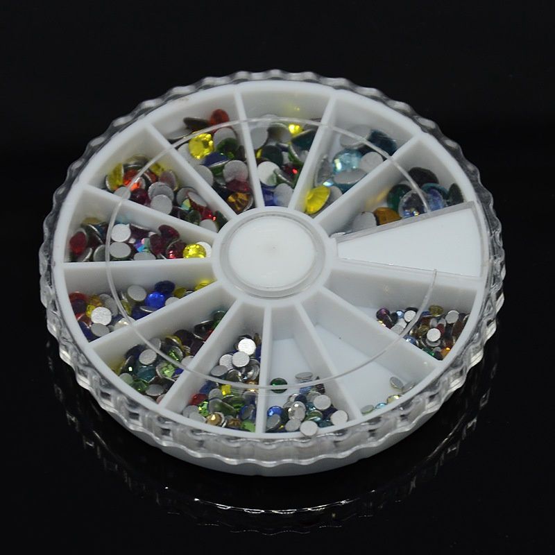 Rhinestone Flat Back - Multi 2-5mm