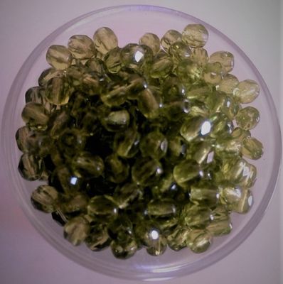 Czech Facet - Olive 4mm