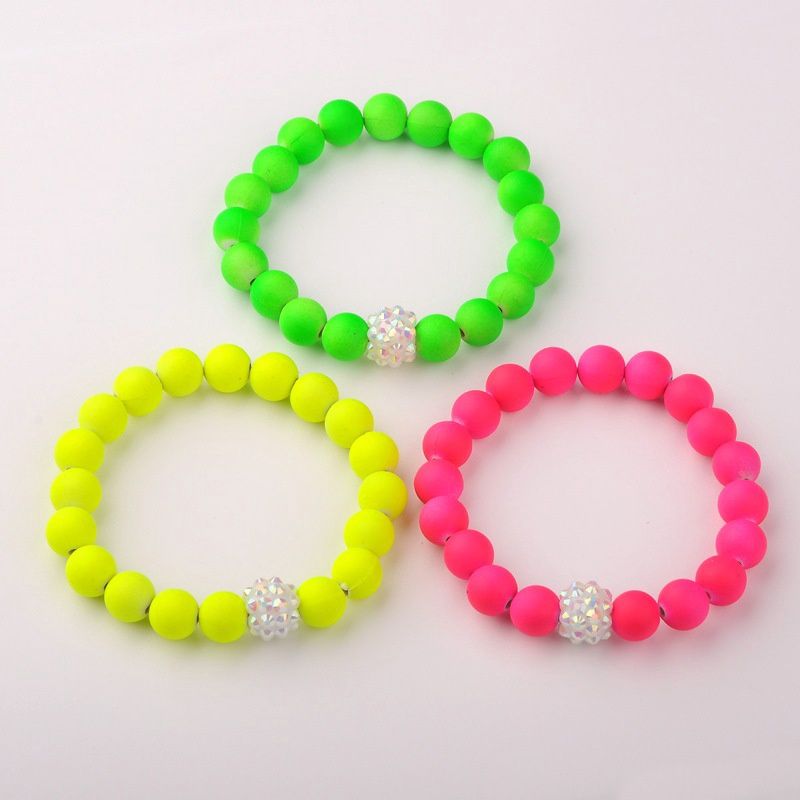 Neon Rhinestone Bracelet