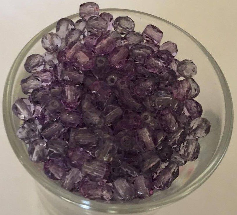 Czech Facet - Tanzanite 4mm