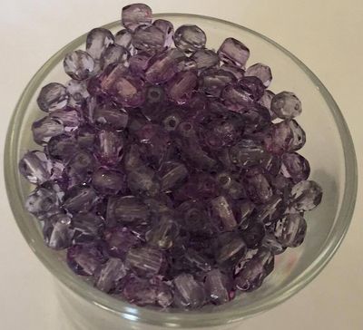 Czech Facet - Tanzanite 4mm