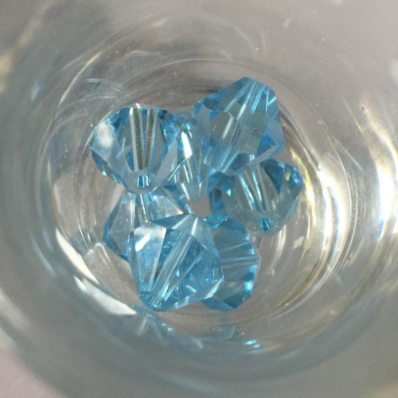 Swarovski Crystal - Aqua 10mm