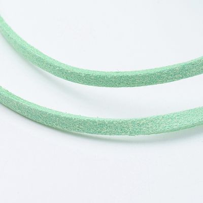 Faux Suede - Aquamarine 3x1mm