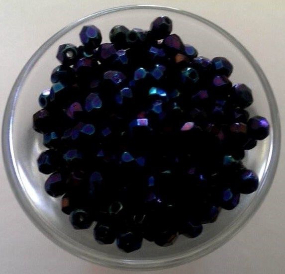 Czech Facet - Blue Iris 4mm