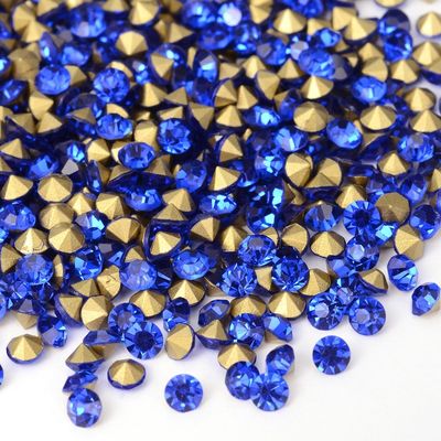 Point Back Rhinestone - Sapphire SS5 (1.7mm)