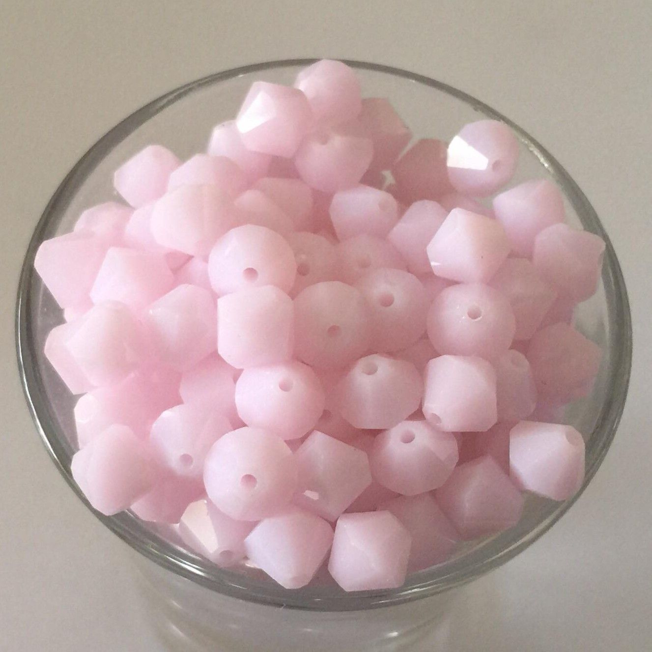 Swarovski Crystal - Alabaster Rose 6mm
