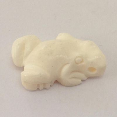 Frog Charm - Bone 25mm