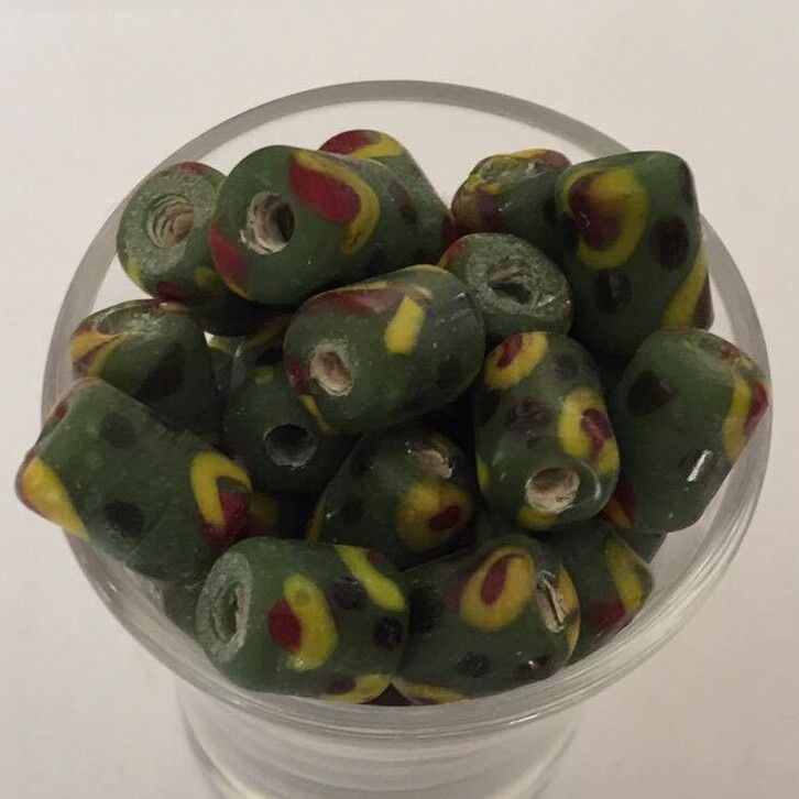 Javanese Tube - Green Spotty 10mm