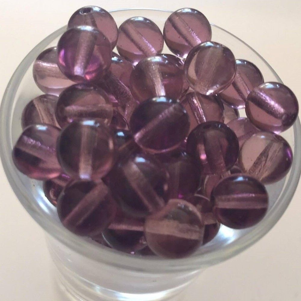 Czech Tiff - Light Amethyst 8mm