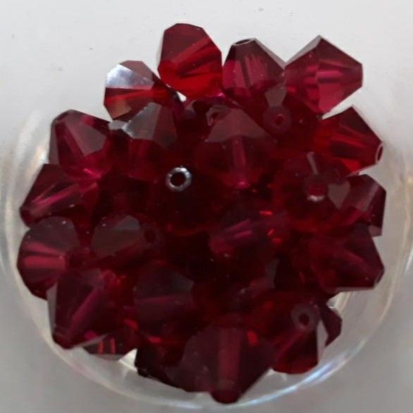 Swarovski Crystal - Ruby 6mm