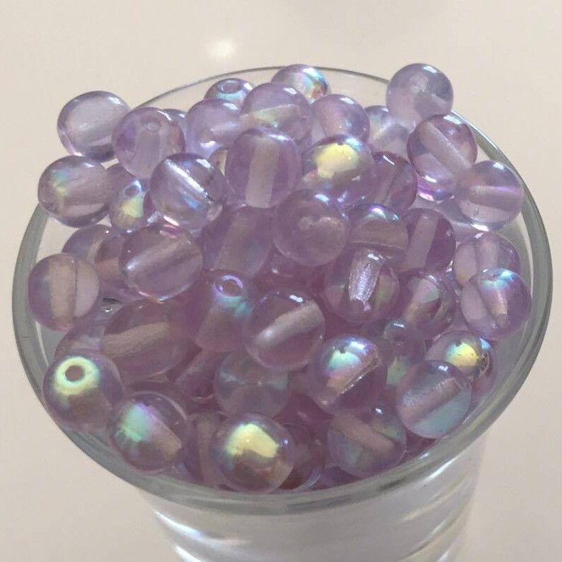 Czech Tiff - Lilac AB 6mm