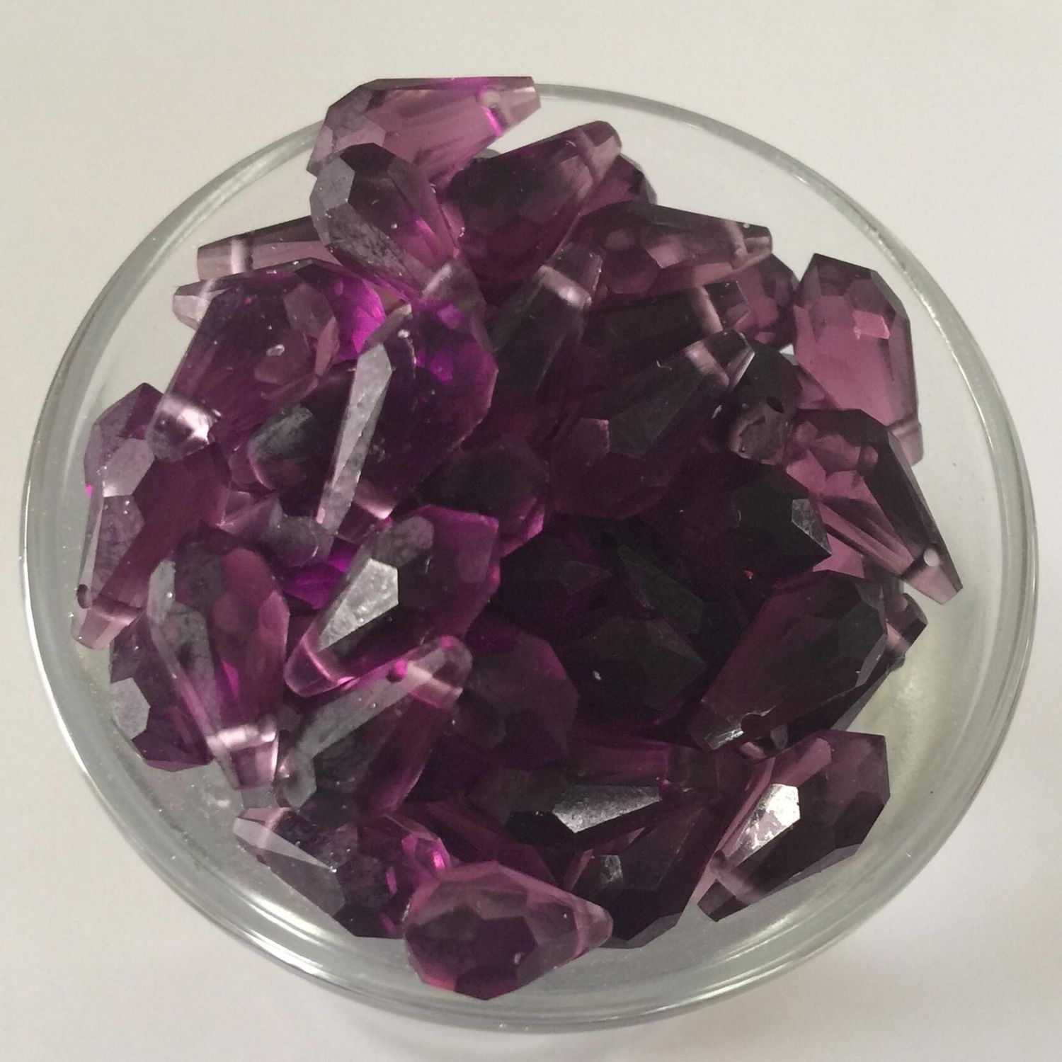 Swarovski Drop - Amethyst 10mm