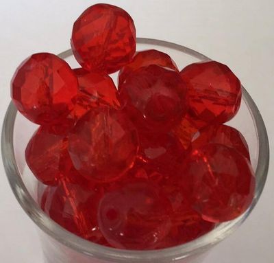 Czech Facet - Orange 12mm