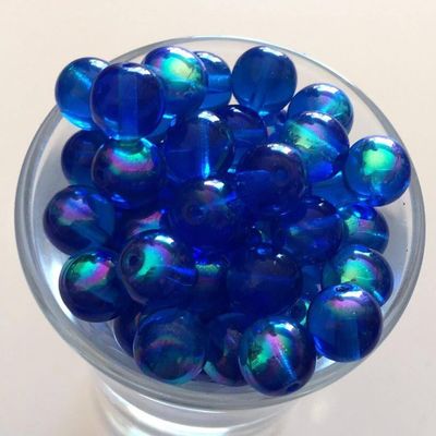 Czech Tiff - Dark Aqua AB 8mm