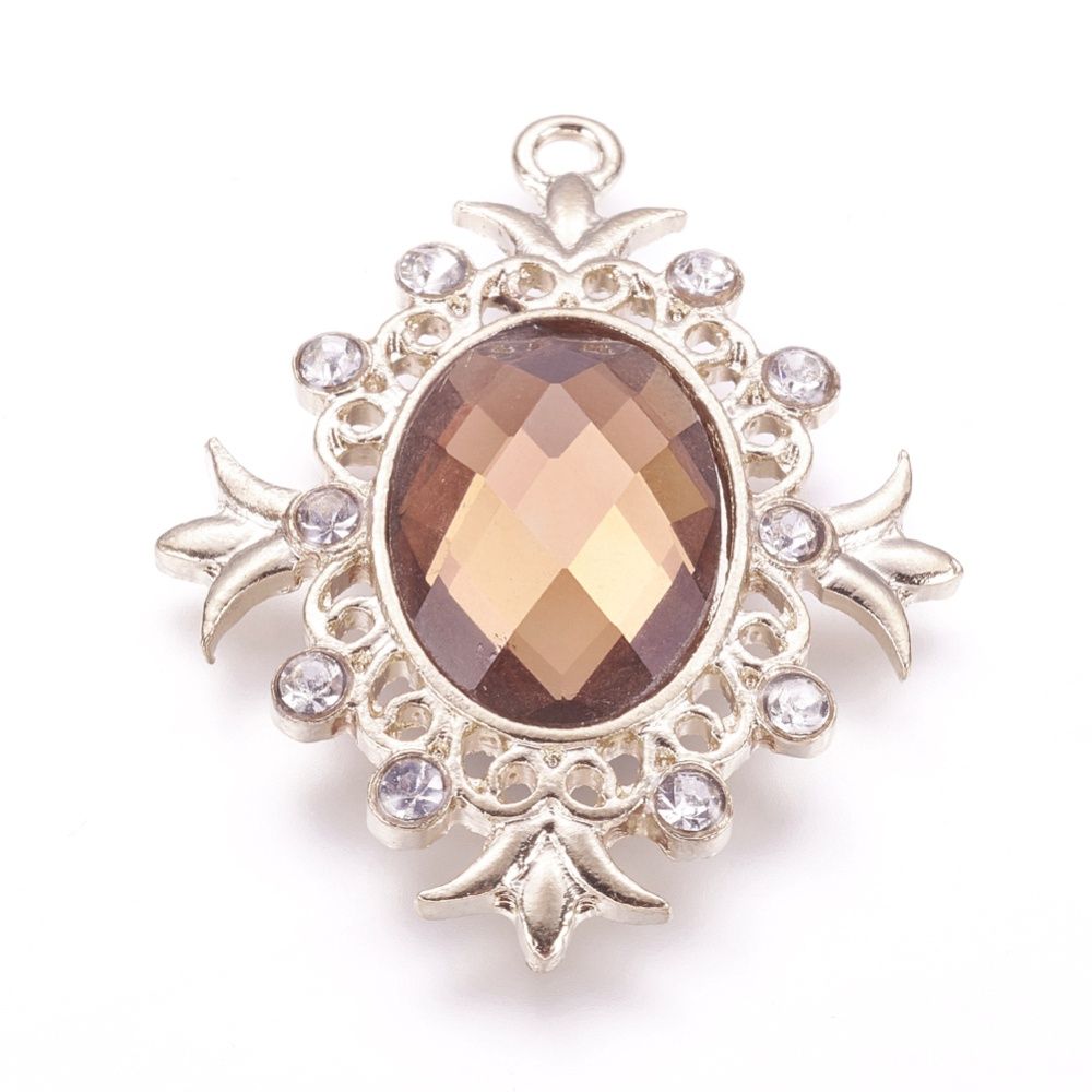 Topaz Rhinestone Necklace  (G)