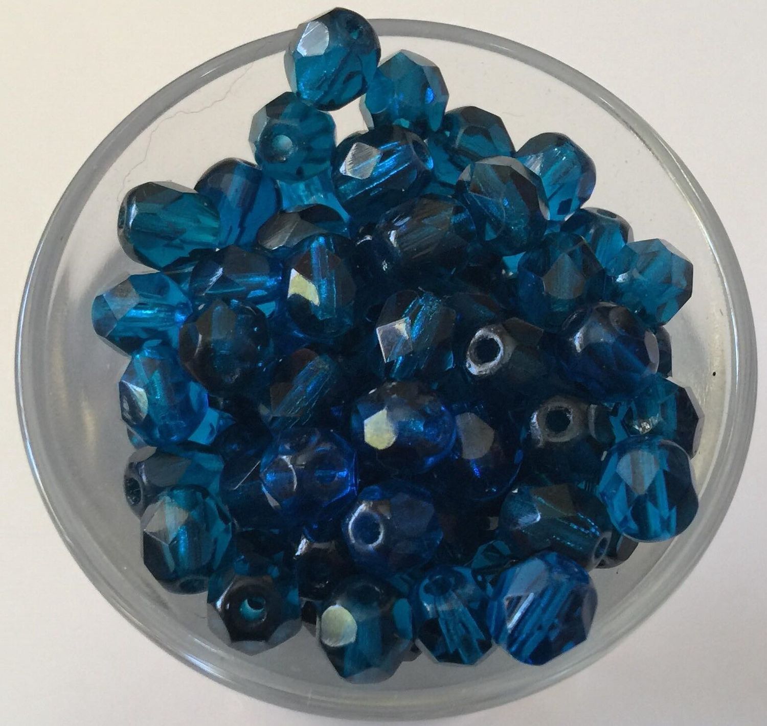 Czech Facet - Capri Blue 6mm