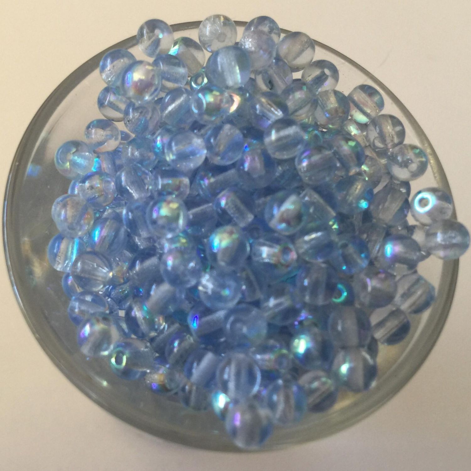 Czech Tiff - Blue Blush AB 4mm