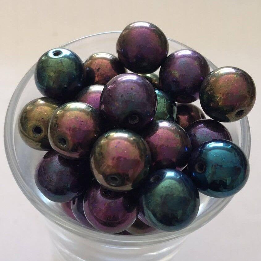 Czech Tiff - Purple Iris 10mm