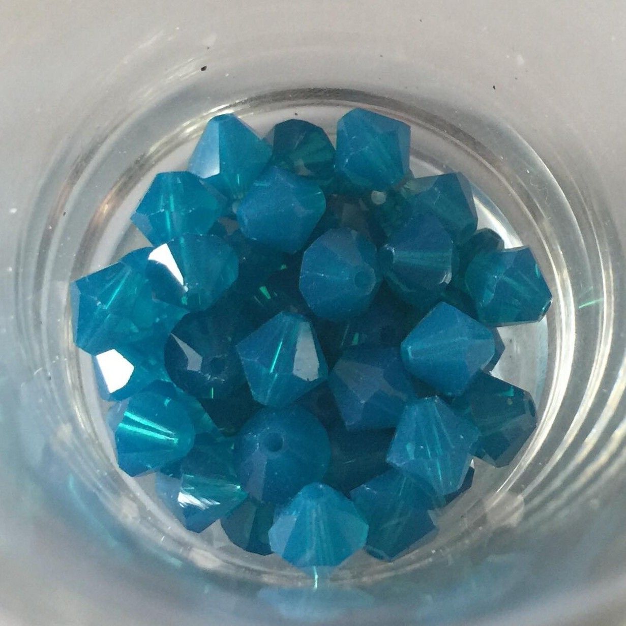 Swarovski Crystal - Carribean Blue Opal 6mm
