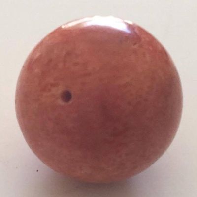 Sea Bamboo Round - Coral 16mm