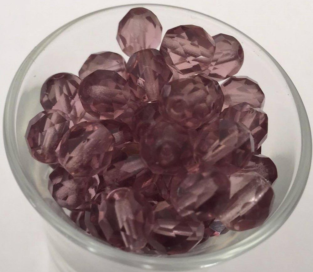 Czech Facet - Light Amethyst 8mm