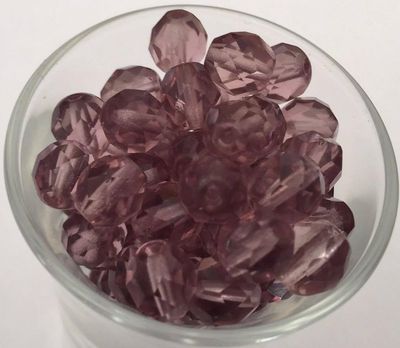 Czech Facet - Light Amethyst 8mm