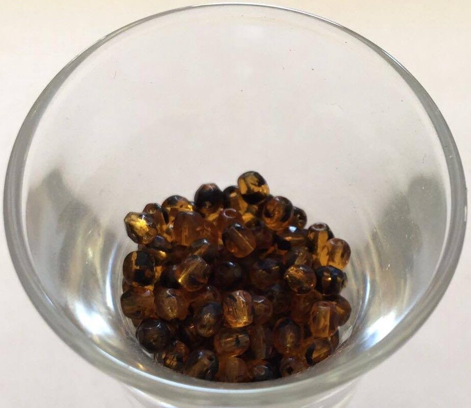 Czech Facet - Tortoise 4mm