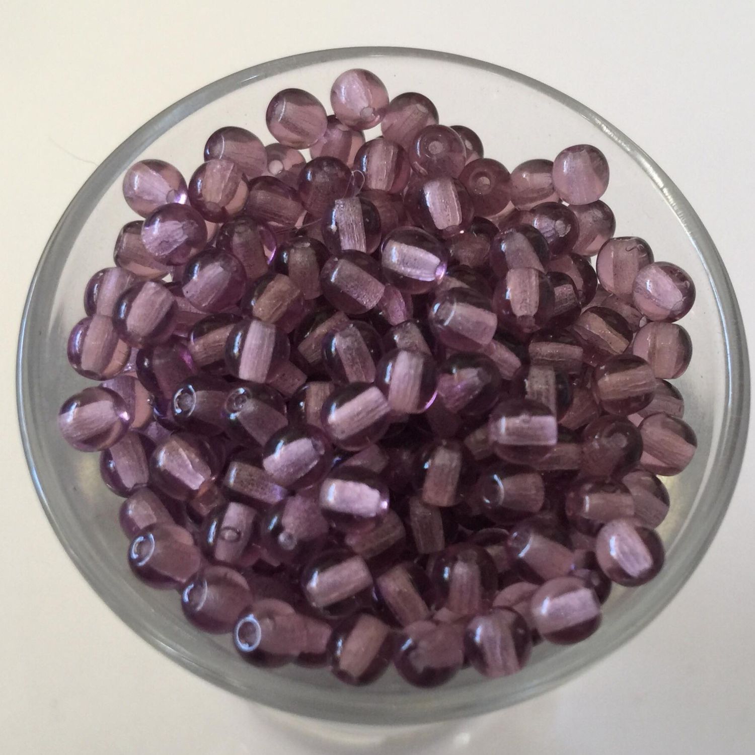 Czech Tiff - Light Amethyst 4mm