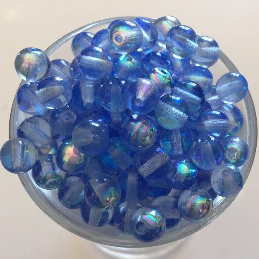 Czech Tiff - Light Blue AB 6mm