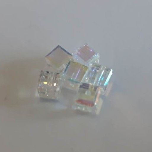 Swarovski Crystal - Clear AB 4mm