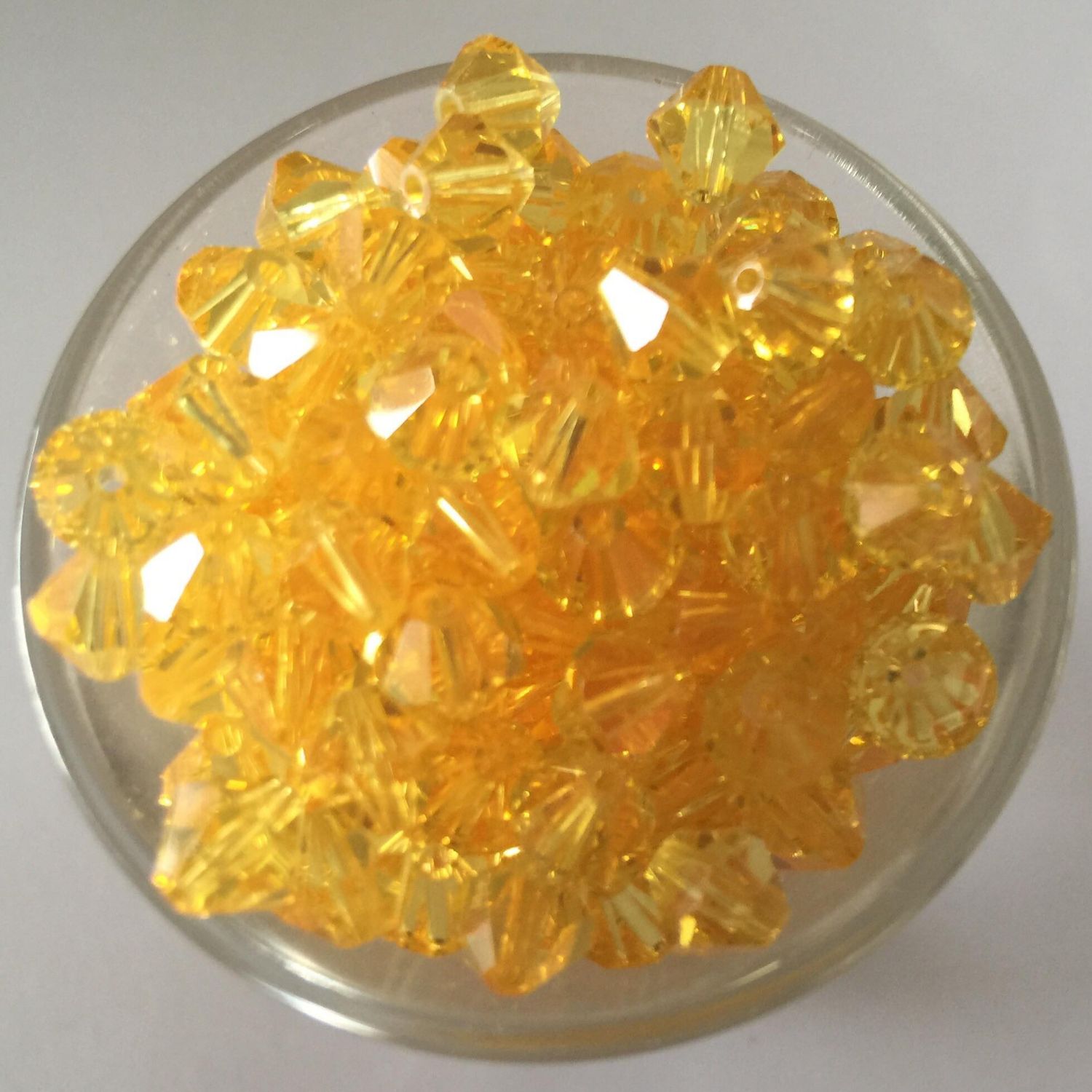 Swarovski Crystal - Light Topaz 6mm