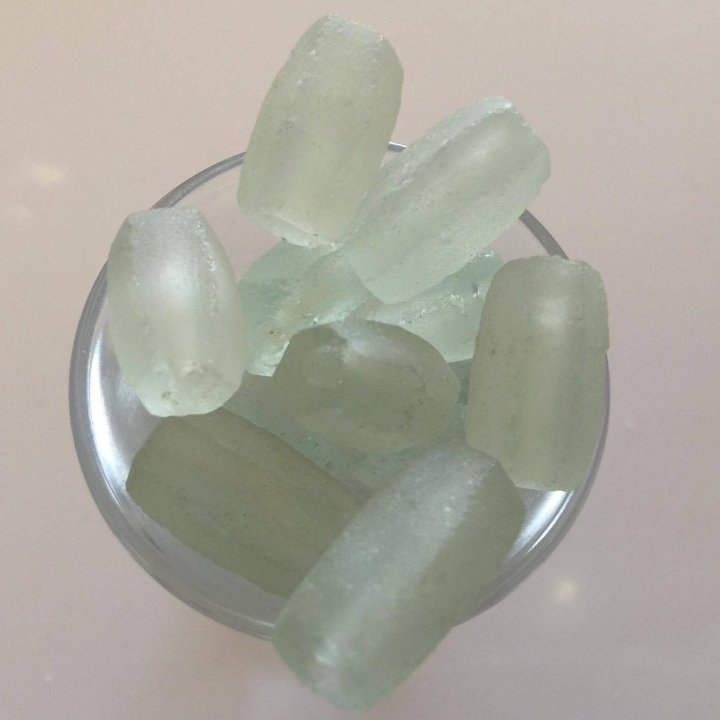 Recycled Javanese Glass - Clear ~15mm