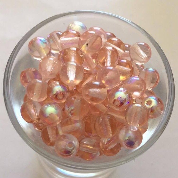 Czech Tiff - Peach 6mm