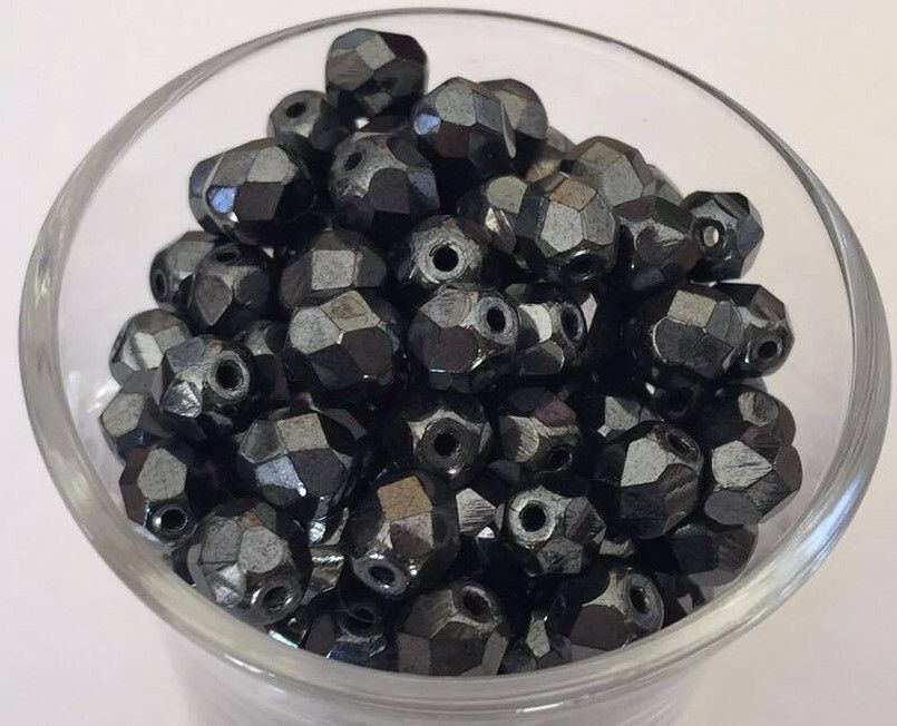 Czech Facet - Gunmetal 6mm