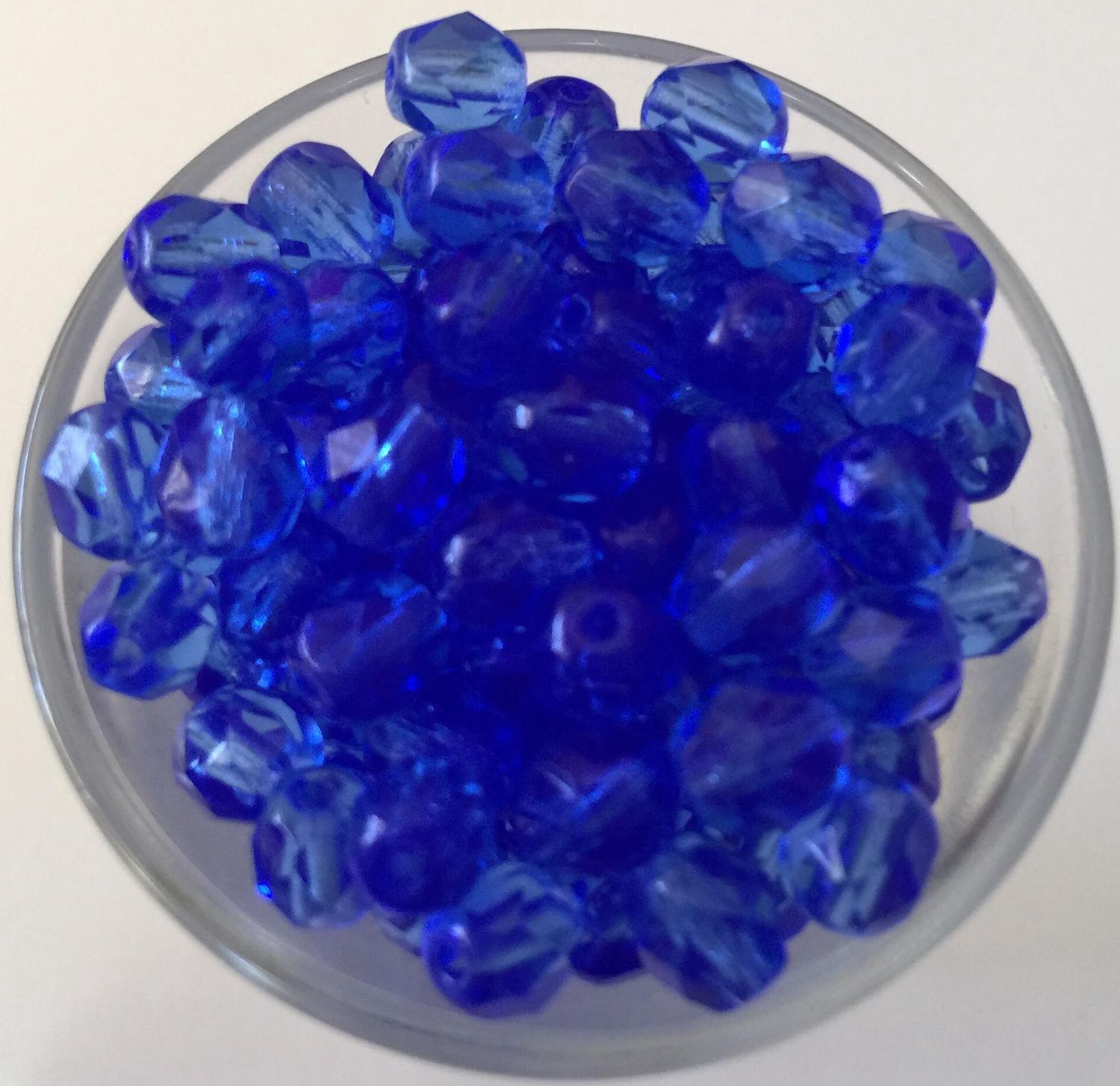 Czech Facet - Sapphire 6mm