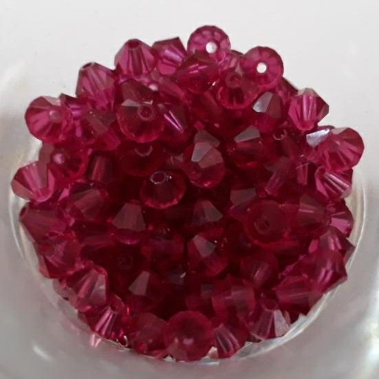 Swarovski Crystal - Fuchsia 4mm