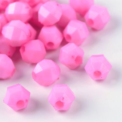 BG Faceted Oval - Pearl Pink 6x5mm