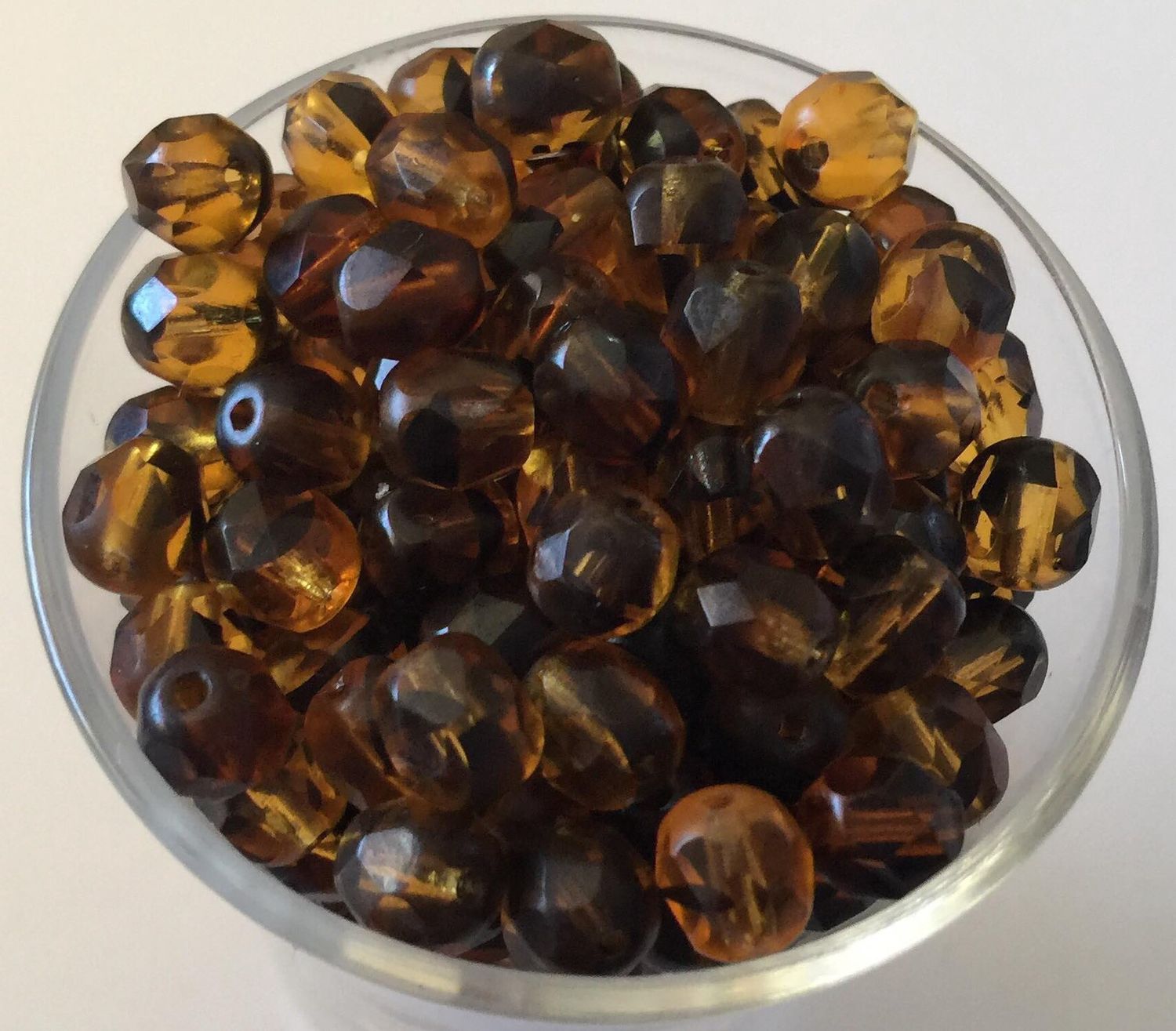 Czech Facet - Tortoise 6mm