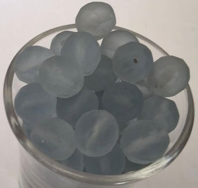 Czech Facet - Matt Light Blue 10mm