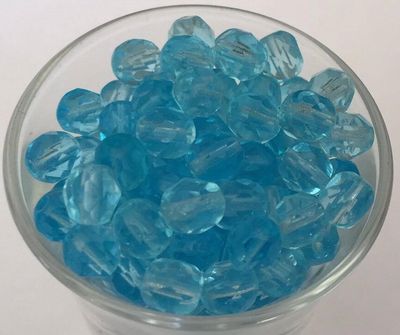 Czech Facet - Aqua 6mm