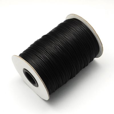 Waxed Cord - Black 1mm