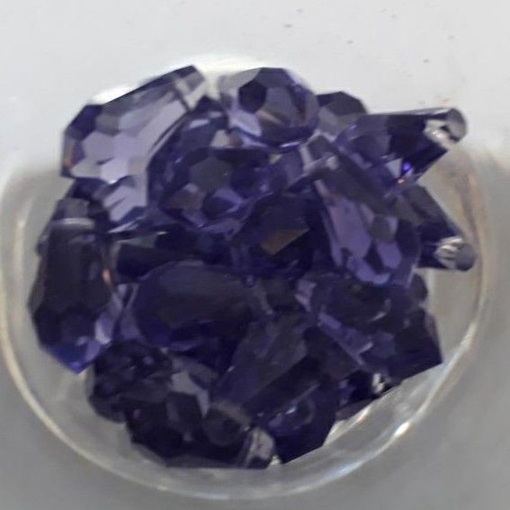 Swarovski Drop - Tanzanite 10mm