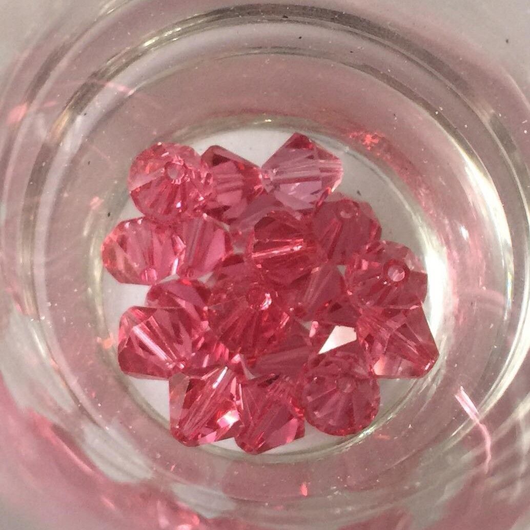 Swarovski Crystal - Indian Pink 6mm