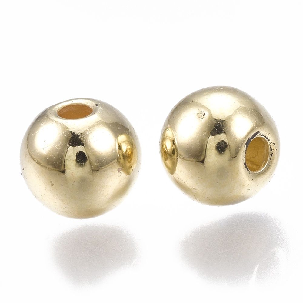 MP Round - Light Gold 6x5mm