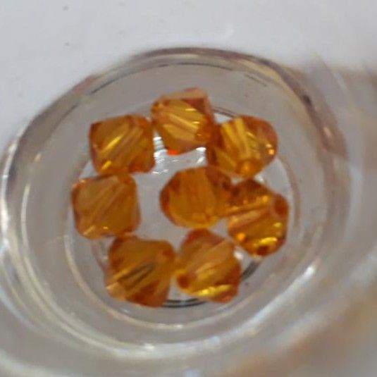 Swarovski Crystal - Topaz 6mm