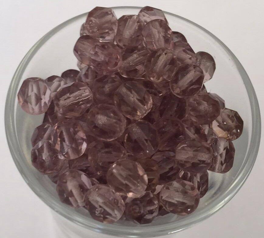 Czech Facet - Light Amethyst 6mm