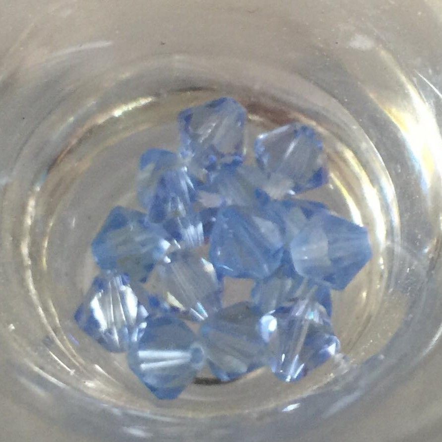 Swarovski Crystal -Light Sapphire 6mm